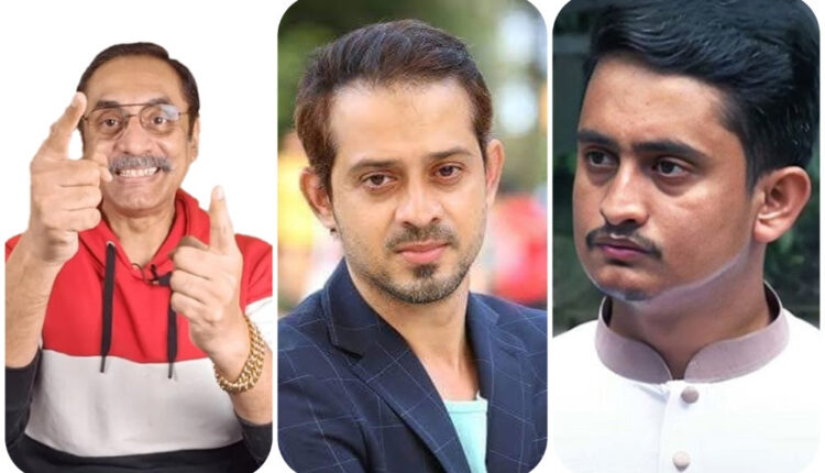 পিনাকী ভট্টাচার্য, ইলিয়াস হোসেন ও সারজিস আলম।