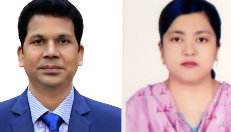  মু. রেজা হাসান (বাঁয়ে) ও রোজী আকতার (ডানে) / ছবি : সংগৃহীত