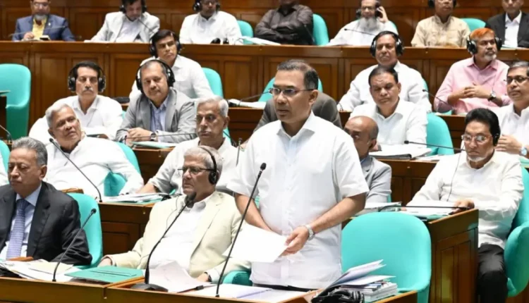 সংসদে প্রধানমন্ত্রী তারেক রহমান