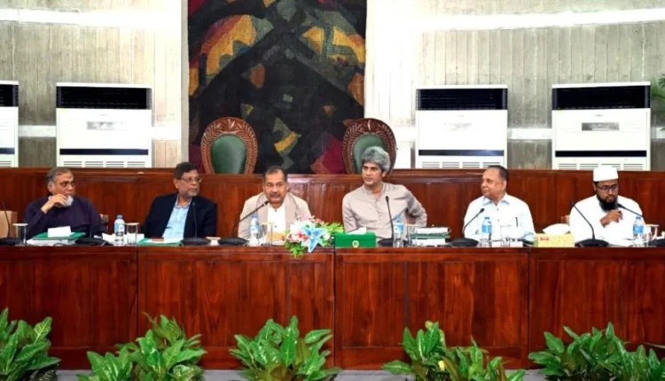 জাতীয় সংসদের পরিকল্পনা মন্ত্রণালয় সম্পর্কিত স্থায়ী কমিটির বৈঠক অনুষ্ঠিত হয়। ছবি: বাসস